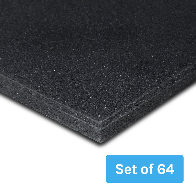 Rubber Gym Floor Mat 15mm Set of 64
