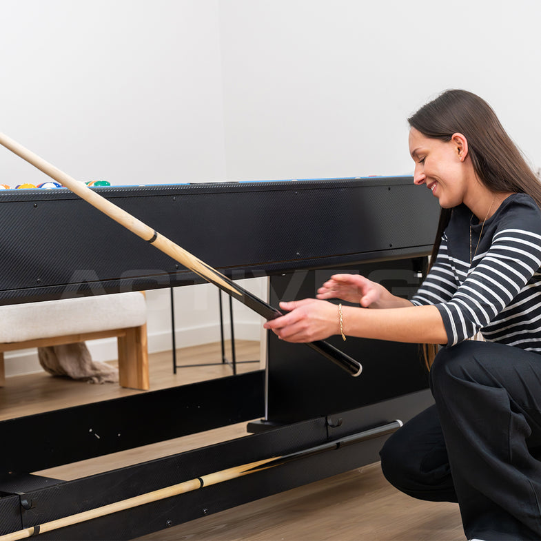 AirShot 7ft Convertible 4-IN-1 Pool, Air Hockey, Table Tennis Table & Tabletop