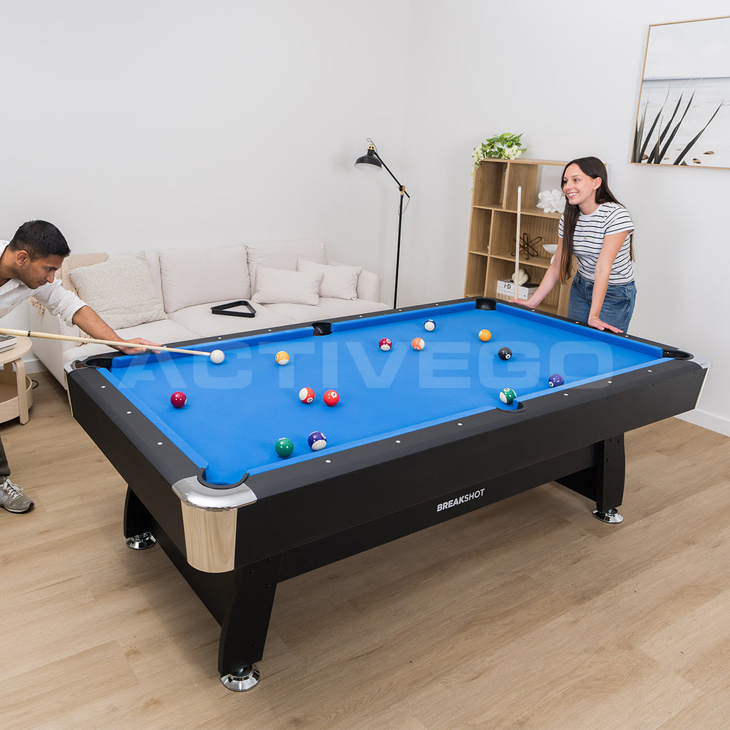 ActiveGo BreakShot 8ft Pool Table with Ball Return | ActiveGo