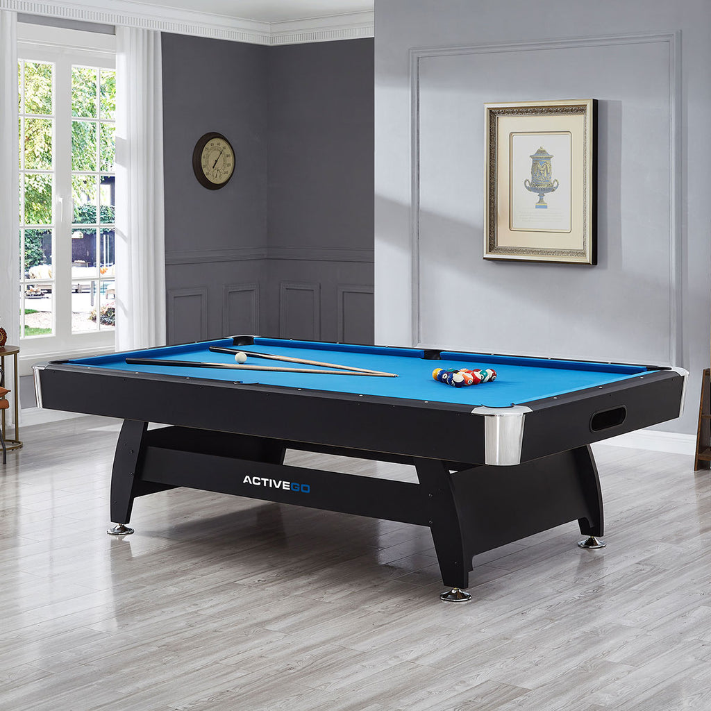 ActiveGo BreakShot 8ft Pool Table with Ball Return | ActiveGo