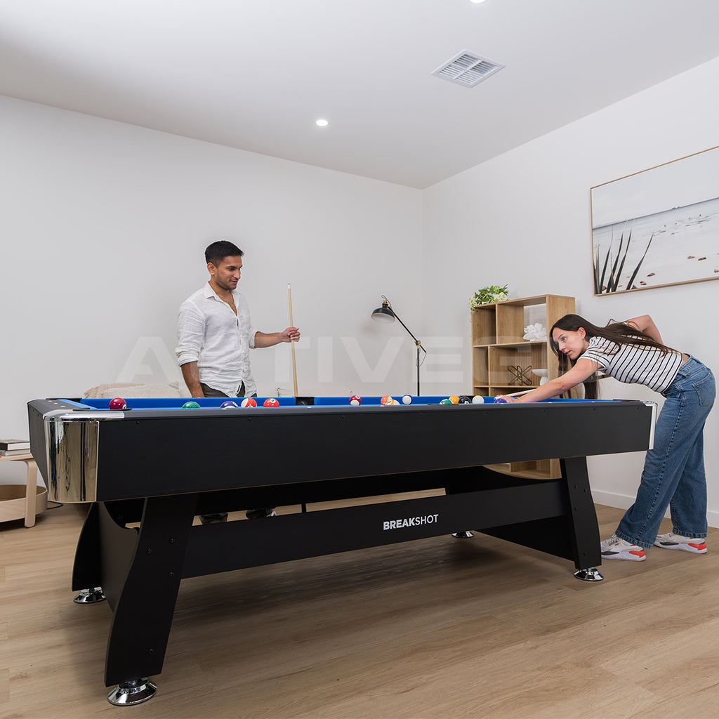 ActiveGo BreakShot 8ft Pool Table with Ball Return | ActiveGo