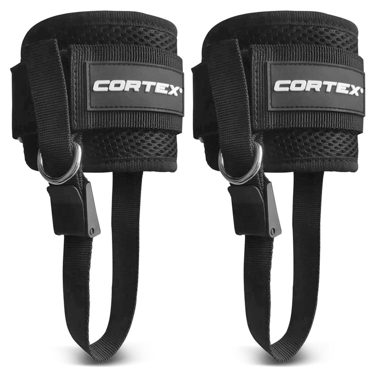 Premium 2-Way Ankle Strap Cuff Home Gym Attachment (Pair)