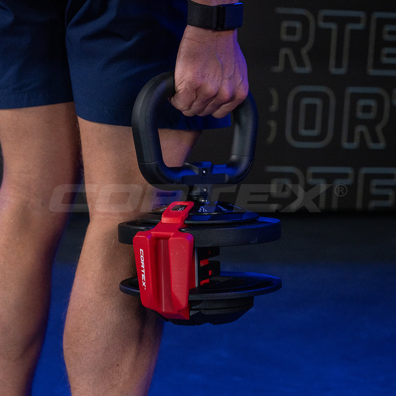 Revolock V2 48kg Adjustable Dumbbell + Barbell + Kettlebell All-in-One Set with Stand (24kg Pair)