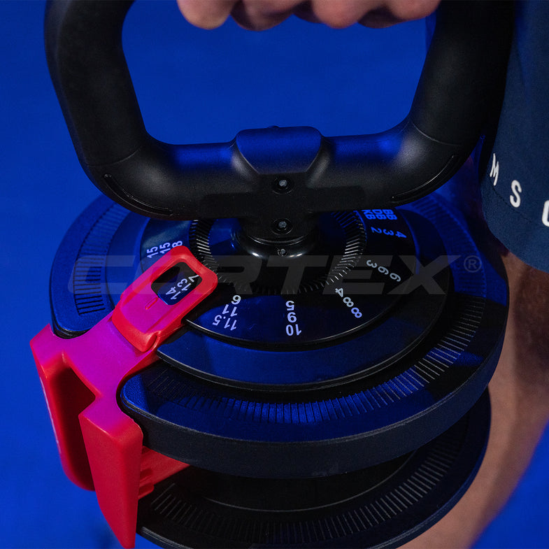 Revolock V2 48kg Adjustable Dumbbell + Barbell + Kettlebell All-in-One Set with Stand (24kg Pair)