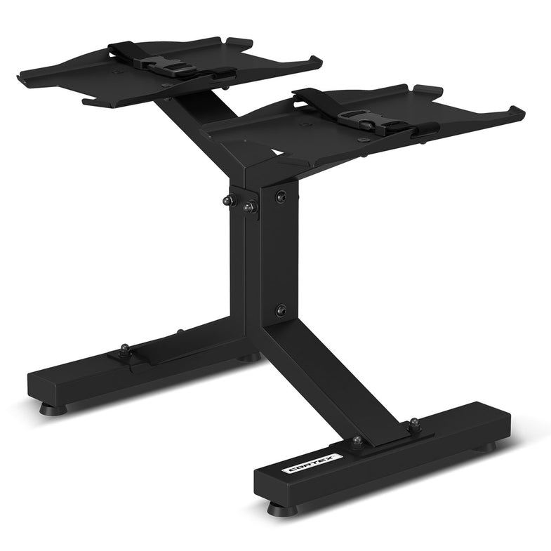Revolock V2 48kg Adjustable Dumbbell + Barbell + Kettlebell All-in-One Set with Stand (24kg Pair)