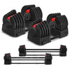 Revolock V2 80kg Adjustable Dumbbell & Barbell All-in-One Set (40kg Pair)