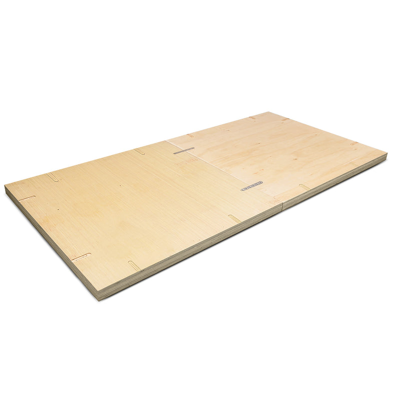 50mm Weightlifting Platform V2 with Dual Density Mats Framed Set - Ebony (3m x 2m)