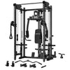 PR-5 Folding Power Rack with 130kg Olympic Bumper Weight, Bar & Bench Set