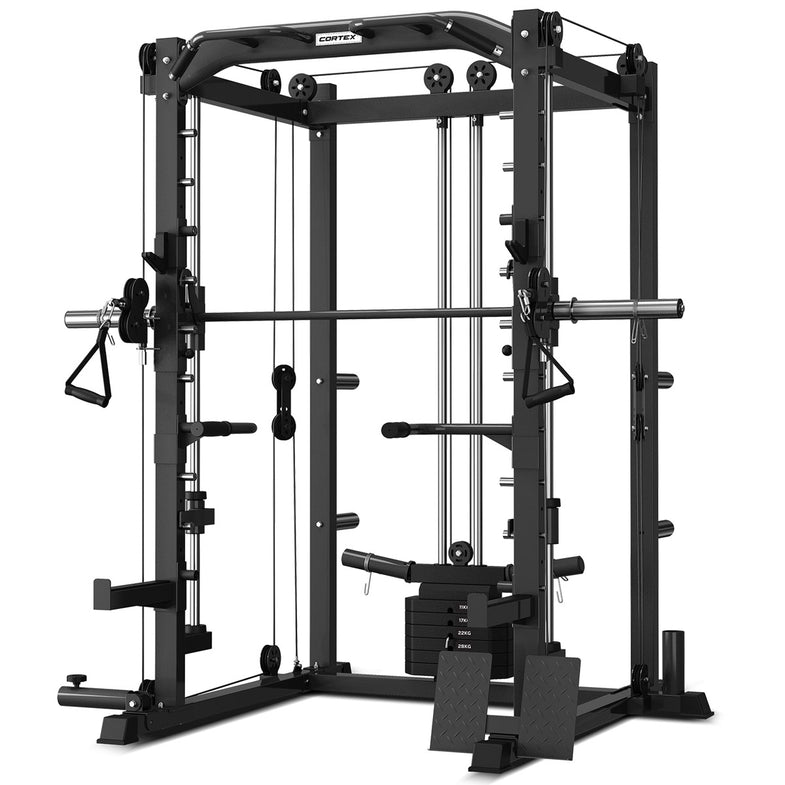 SM-20 6-in-1 Power Rack with Smith & Cable Machine
