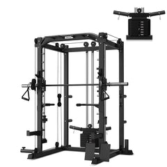 SM-20 6-in-1 Power Rack with Smith & Cable Machine