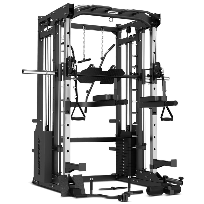 SM-25 6-in-1 Power Rack with Smith & Cable Machine