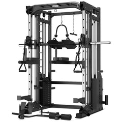 SM-25 6-in-1 Power Rack with Smith & Cable Machine
