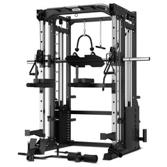 SM-25 6-in-1 Power Rack with Smith & Cable Machine