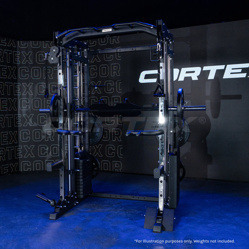 SM-25 6-in-1 Power Rack with Smith & Cable Machine | ActiveGo