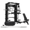 CORTEX SM-26 6-in-1 Power Rack with Dual Stack Smith & Cable Machine + BN6 Bench + 130kg Olympic Weight Plate & Barbell Package