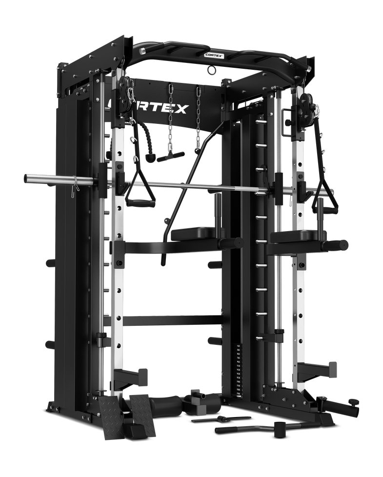 SM-26 6-in-1 Power Rack with Smith & Cable Machine