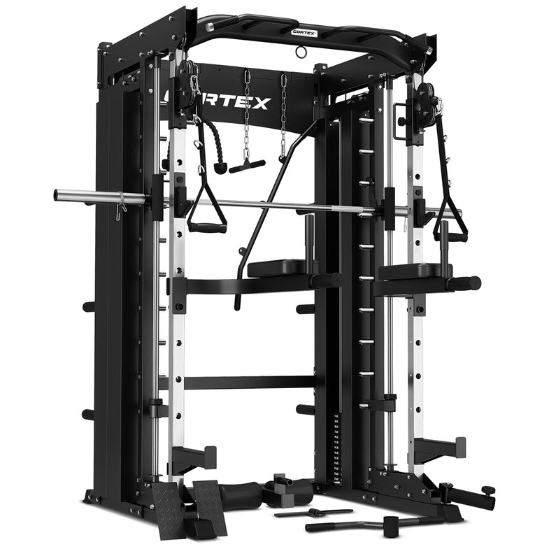 SM-26 6-in-1 Power Rack with Smith & Cable Machine
