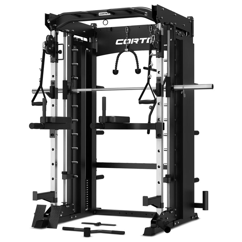 SM-26 6-in-1 Power Rack with Smith & Cable Machine