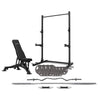 Cortex SR3 Squat Rack with 90kg Tri-Grip Weights + BN-9 Bench + Multi-Bar Package
