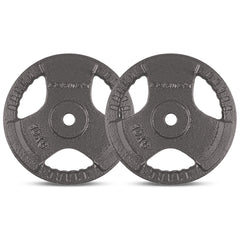 10kg Tri-Grip Standard Plates Fits 25mm Bars (Pair)
