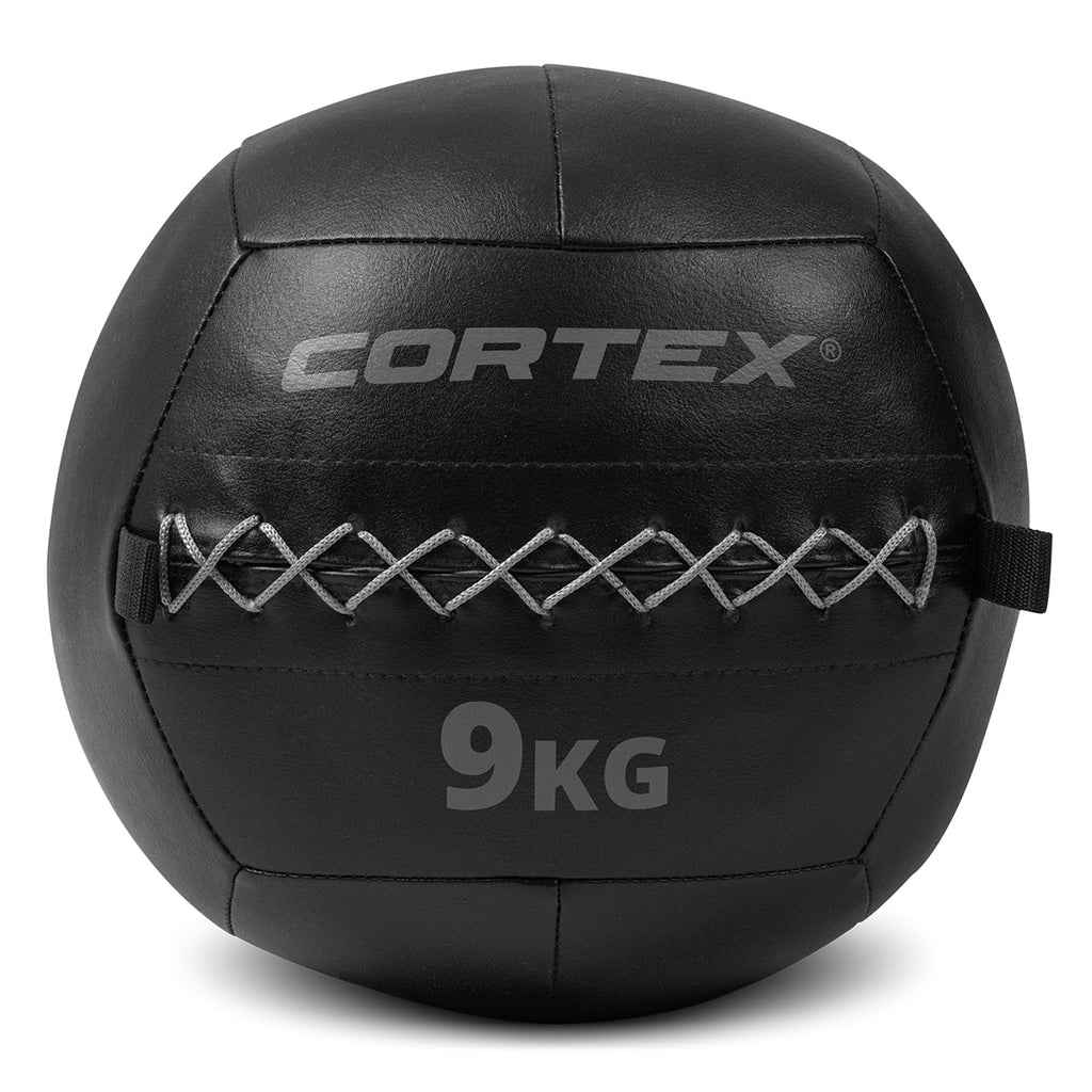 Cortex 9kg HX Wall Ball (Black) | ActiveGo