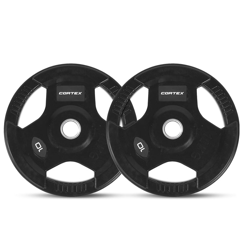 10kg Tri-Grip V2 50mm Olympic Plates (Pair)