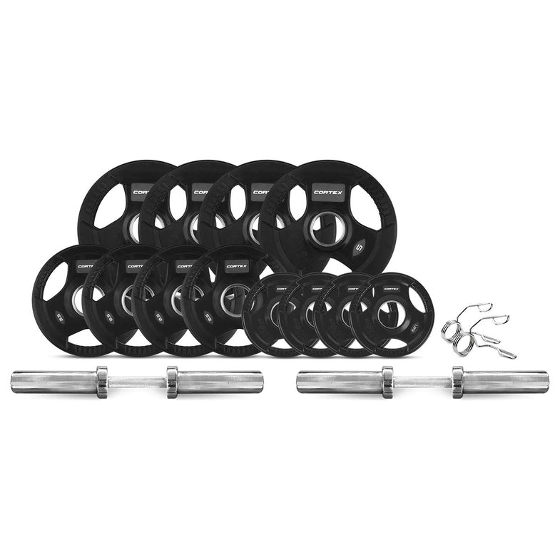 45kg Tri-Grip V2 50mm Olympic Dumbbell Set