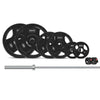 90kg Tri-Grip V2 50mm Olympic Plate Set