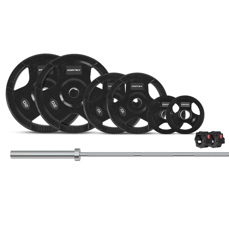 90kg Tri-Grip V2 50mm Olympic Plate Set