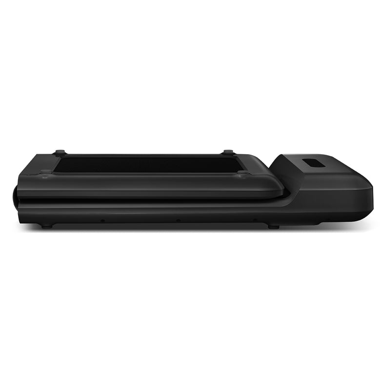 C2 Black WalkingPad Treadmill with 180cm Dual Motor Automatic Standing Desk in Oak and Cable Management Tray