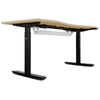 WalkingPad MC21 with Dual Motor Automatic Standing Desk 150cm in Oak and Cable Management