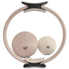 38cm Pilates Ring + 15cm Small & 22cm Medium Pilates Ball (Seashell)
