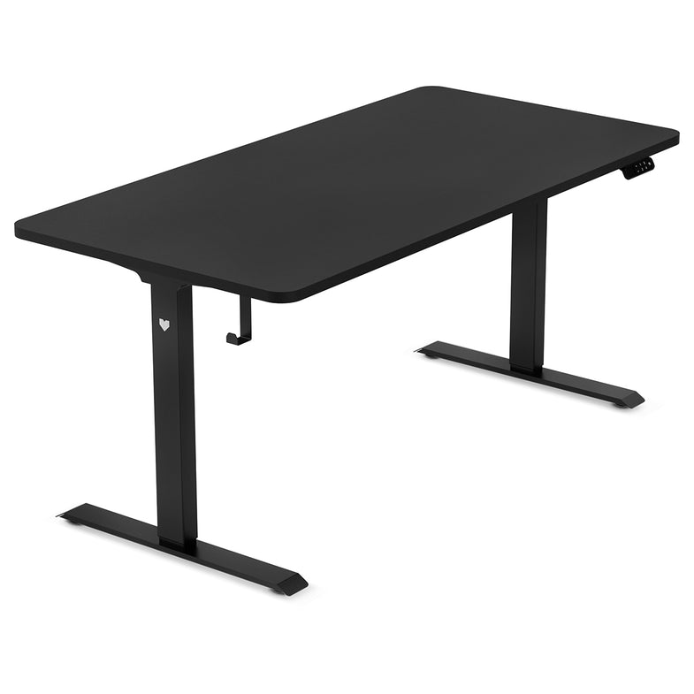 ErgoDesk Electric Standing Desk 160cm (Black/Black)