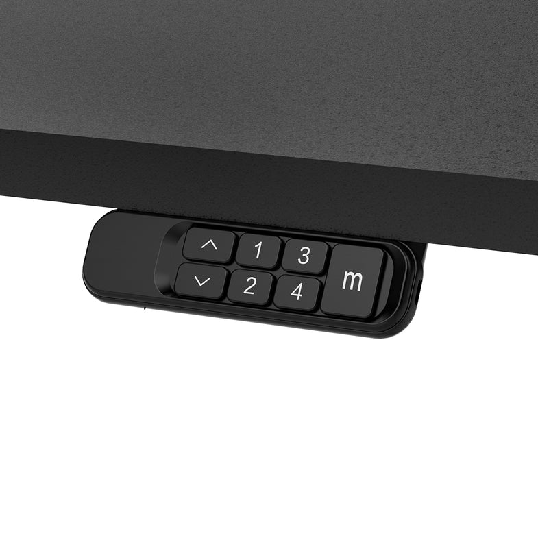 ErgoDesk Electric Standing Desk 160cm (Black/Black)