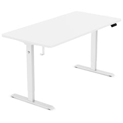ErgoDesk Electric Standing Desk 160cm (White/White)