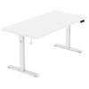 ErgoDesk Electric Standing Desk 160cm (White/White)
