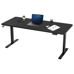 ErgoDesk Electric Standing Desk 180cm (Black/Black)