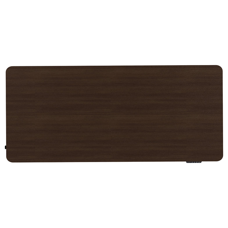 ErgoDesk Electric Standing Desk 180cm (Walnut/Black)