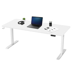 ErgoDesk Electric Standing Desk 180cm (White/White)