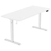 ErgoDesk Electric Standing Desk 180cm (White/White)