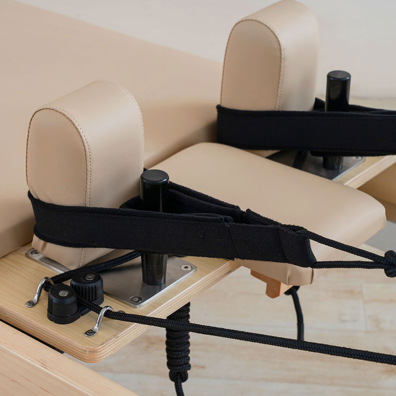 Contour Cadillac Pilates Reformer with Full Trapeze Table (Beige)