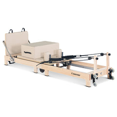 Contour Folding Wooden Pilates Reformer Machine - Beige