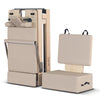 Contour Folding Wooden Pilates Reformer Machine - Beige