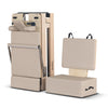Contour Folding Wooden Pilates Reformer Machine - Beige