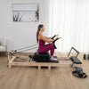 Contour Folding Wooden Pilates Reformer Machine - Black