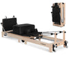 Contour Folding Wooden Pilates Reformer Machine - Black