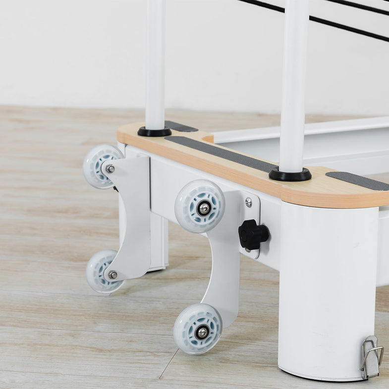 Contour Pro Folding Aluminium Pilates Reformer Machine (Beige)