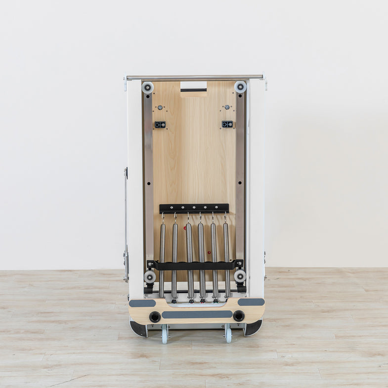 Contour Pro Folding Aluminum Pilates Reformer Bed Set (Black)