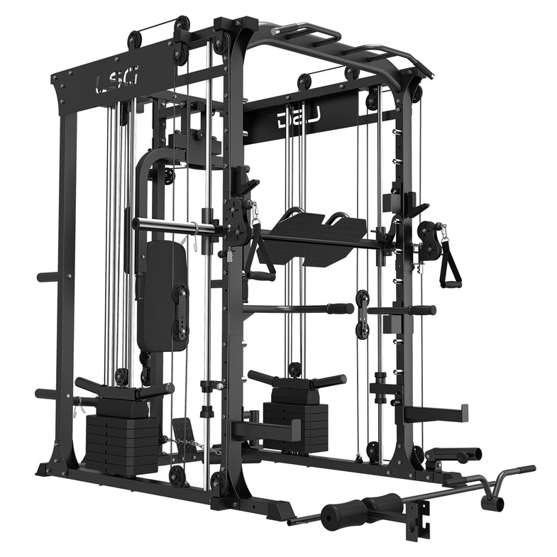 GRK200 10-in-1 Home Gym Station, Power Rack, Smith Machine and Cable Crossover