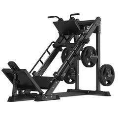 GLP100 Seated Leg Press & Hack Squat Machine  with 100kg Olympic Tri-Grip Plates